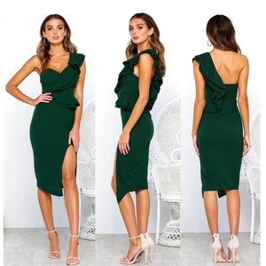 Green Wedding Guest Dress